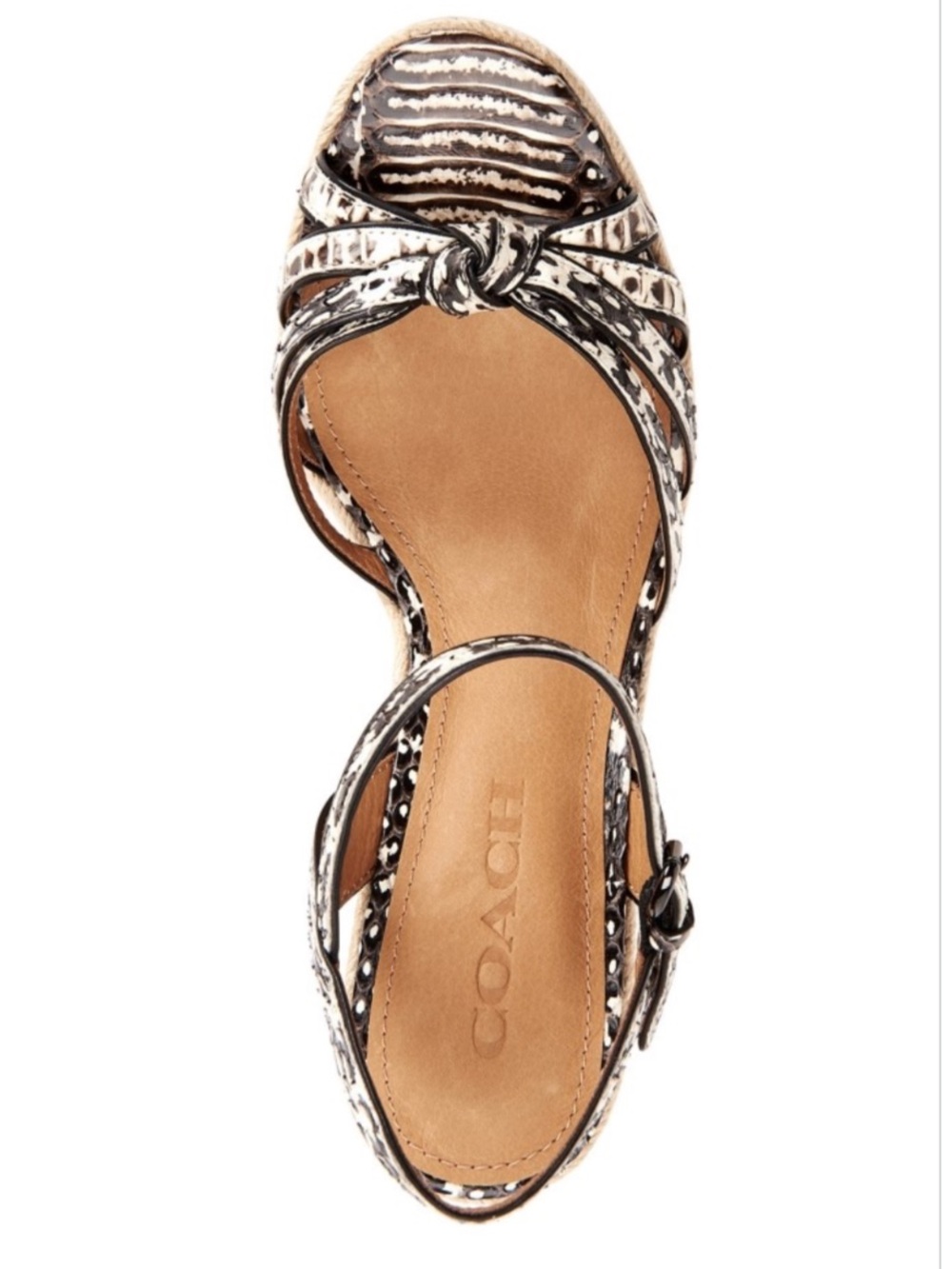 Snakeskin Coach Espadrilles - Picture 3 of 9